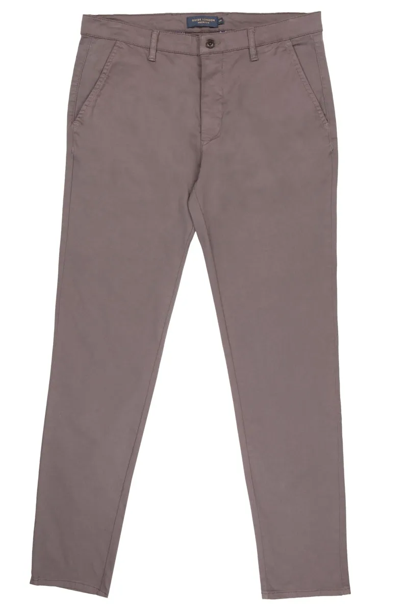 Guide London Grey Chinos Pants