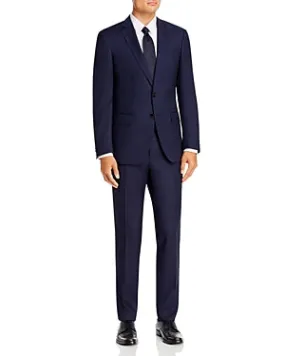 Hugo Boss Mens Slim Fit Textured Dress Pants Size 36 x 34 Navy Blue PANT ONLY