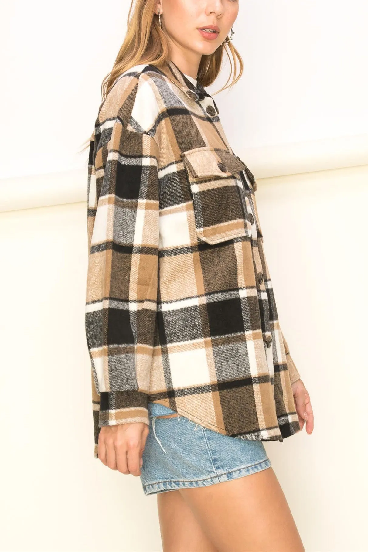 Jasmine Plaid Jacket