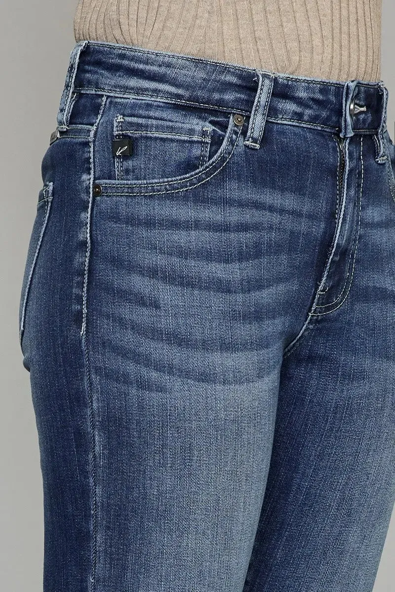 KanCan Medium Wash High Rise Skinny Bootcut Jeans