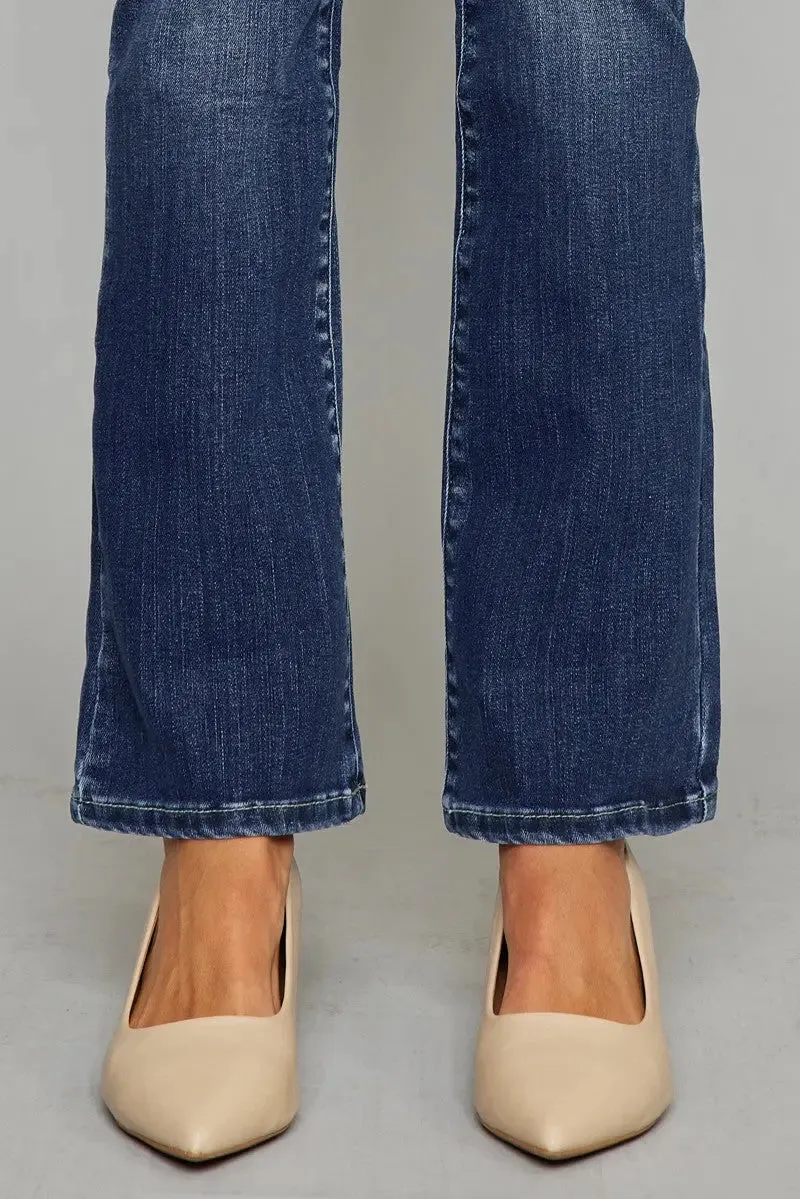 KanCan Medium Wash High Rise Skinny Bootcut Jeans
