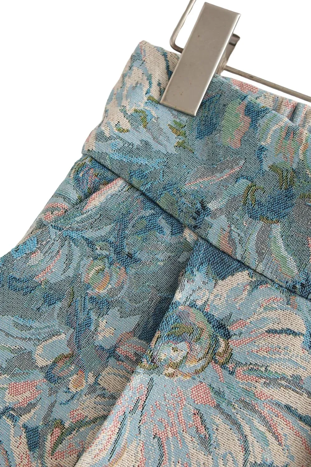 'Karina' Brocade High Waist Shorts