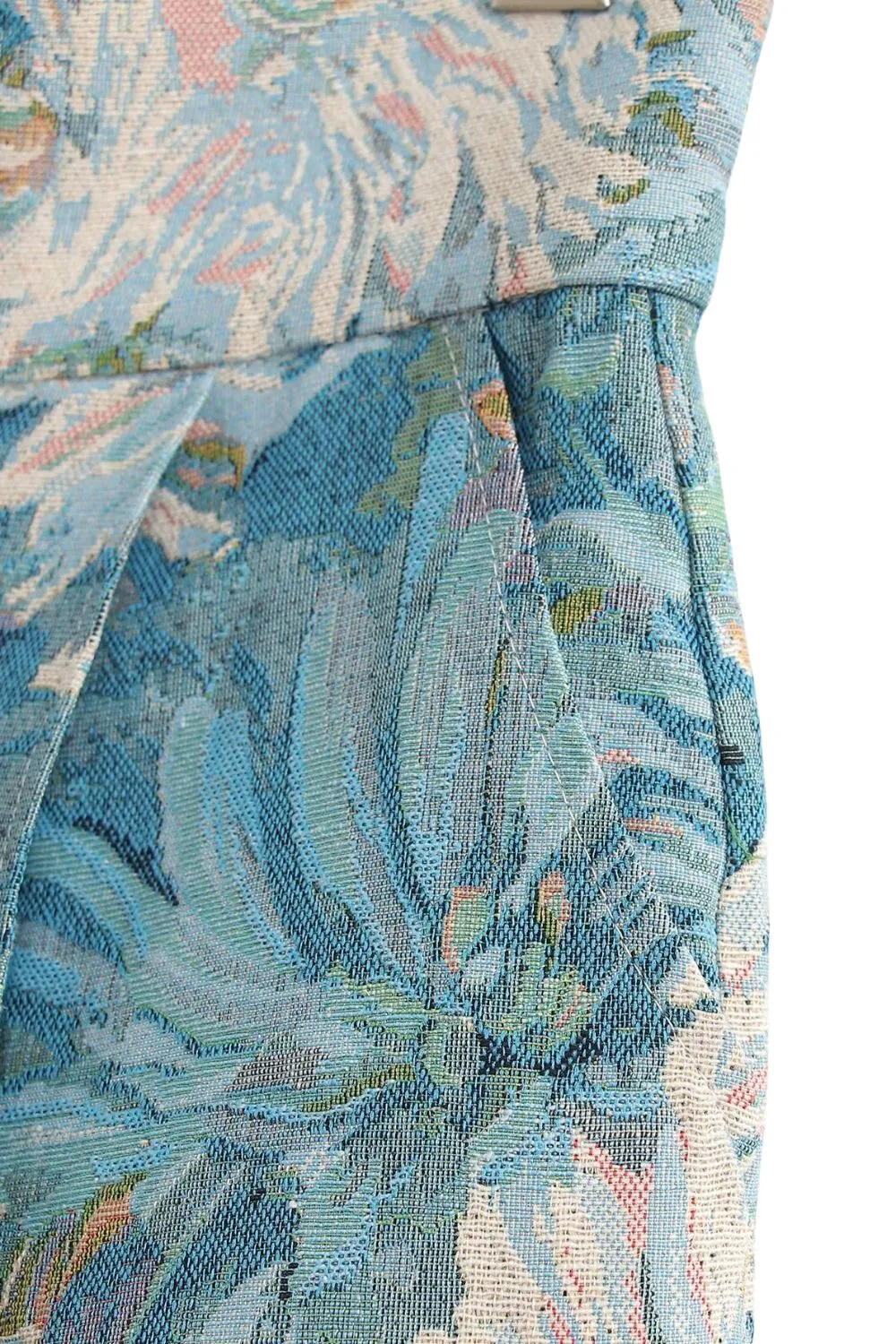 'Karina' Brocade High Waist Shorts