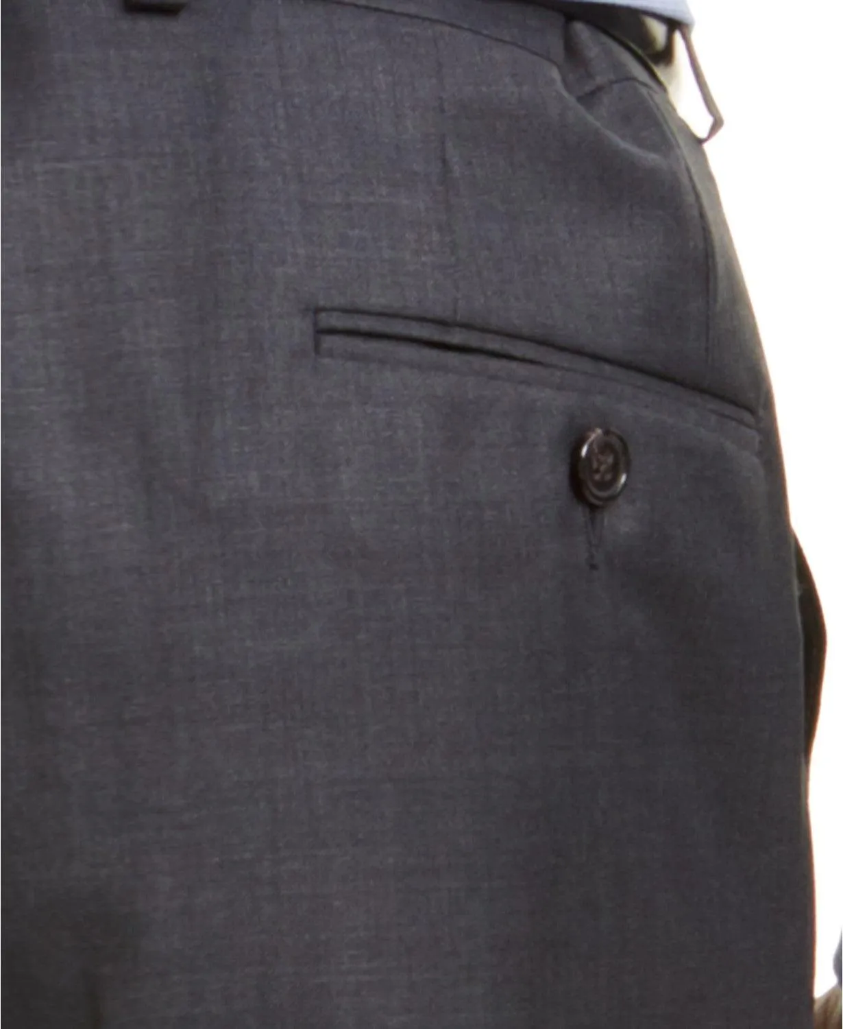 Lauren Ralph Lauren Mens Classic fit Dress Pants 44 / 32 Charcoal Grey Solid