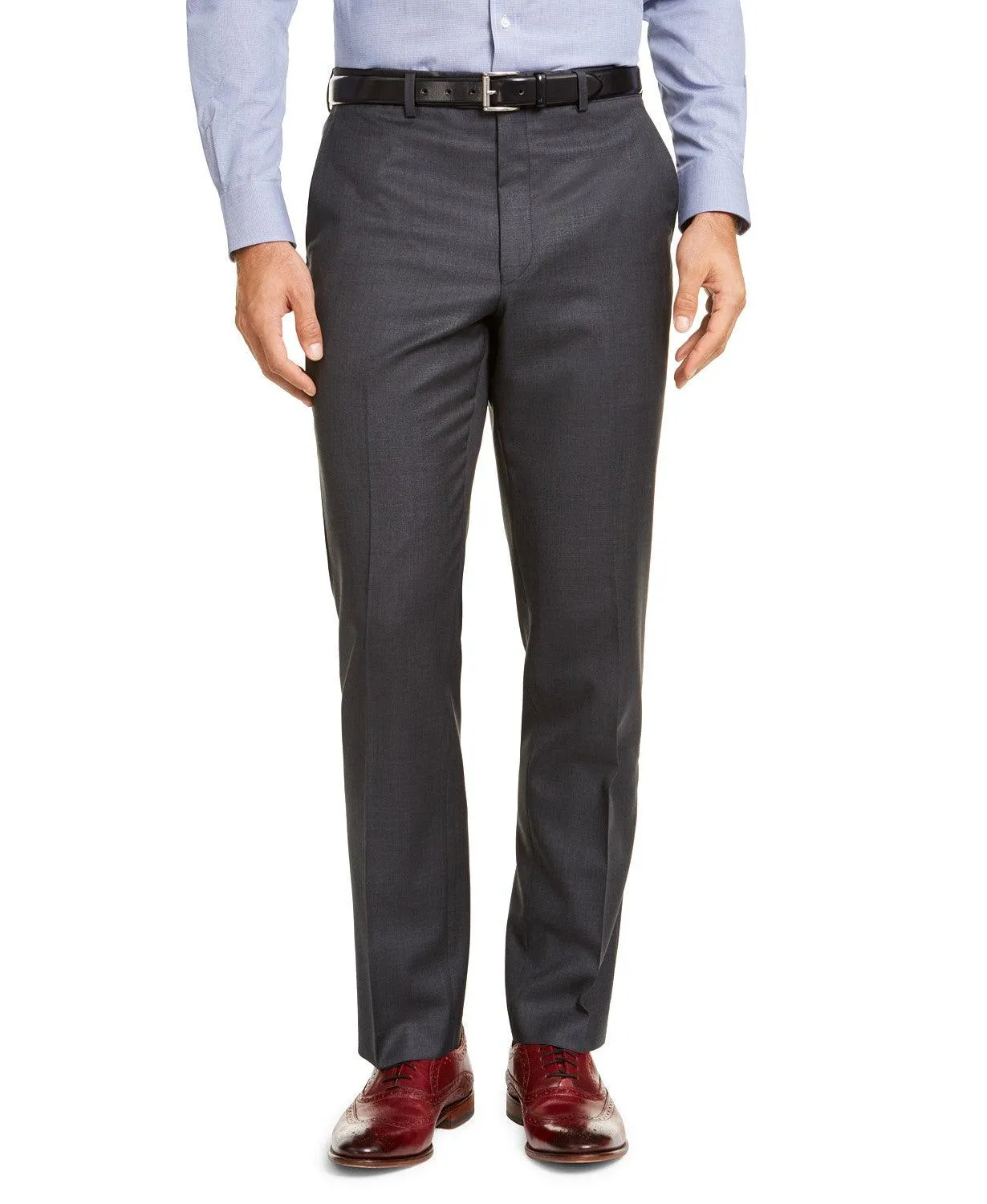 Lauren Ralph Lauren Mens Classic fit Dress Pants 44 / 32 Charcoal Grey Solid