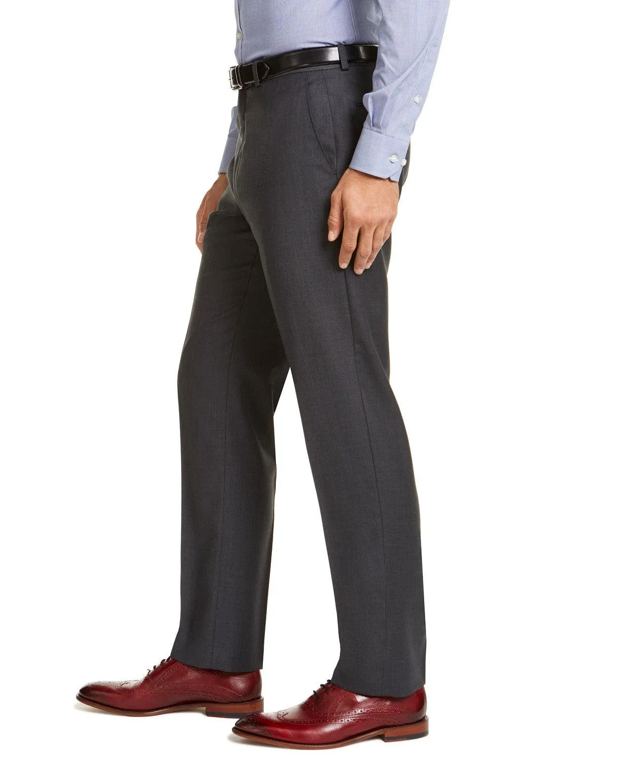 Lauren Ralph Lauren Mens Classic fit Dress Pants 44 / 32 Charcoal Grey Solid