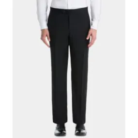 Lauren Ralph Lauren Mens Classic fit Tuxedo Dress Pants 36 / 32 Black Solid