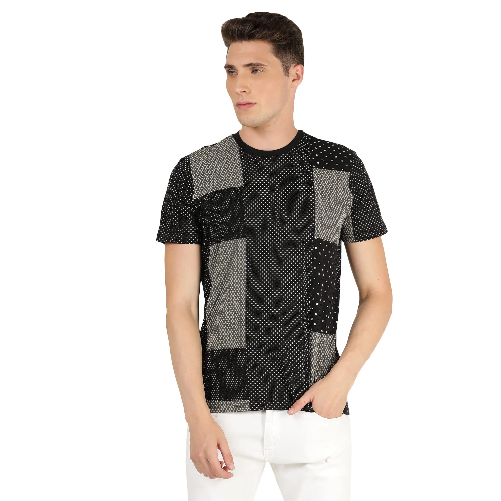 Lee Men's Slim Fit T-Shirt (LMTS002069_Black S)