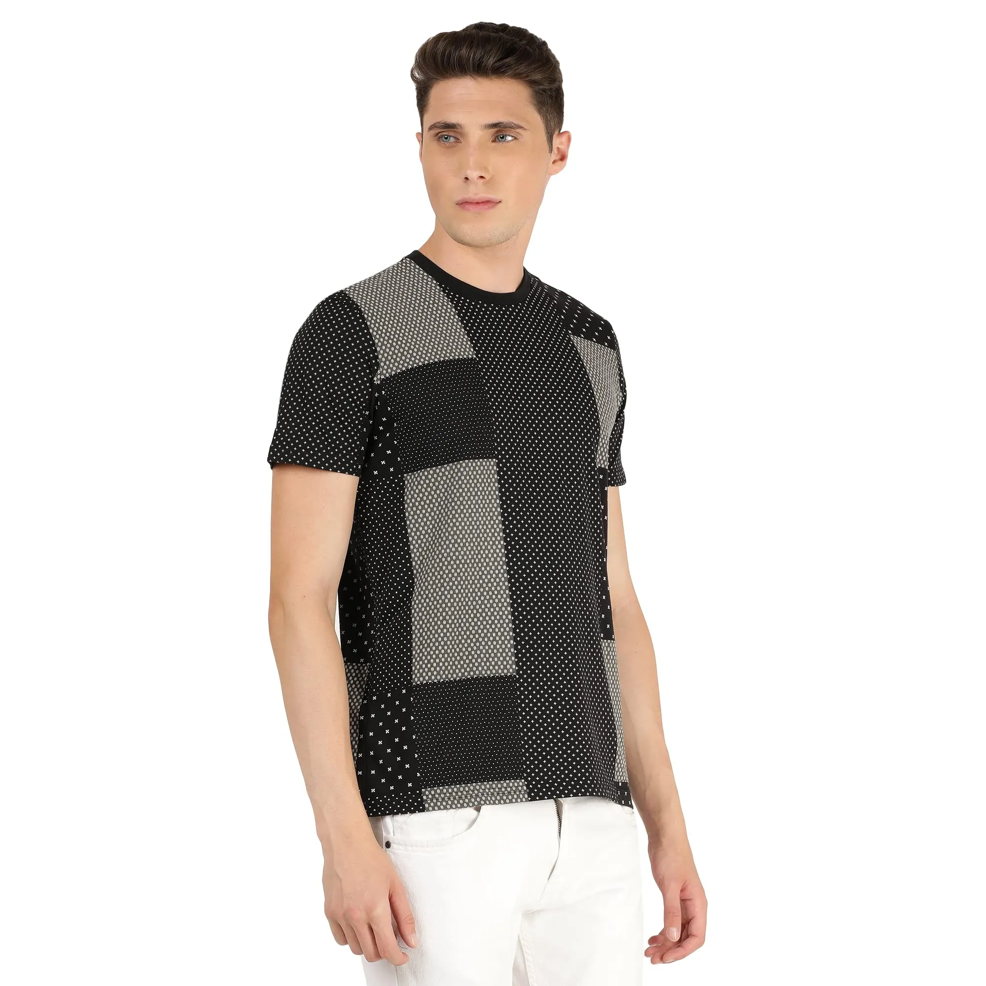 Lee Men's Slim Fit T-Shirt (LMTS002069_Black S)
