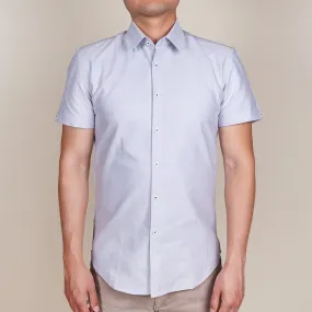 Light Grey Oxford Short Sleeve Shirt | The Gobi