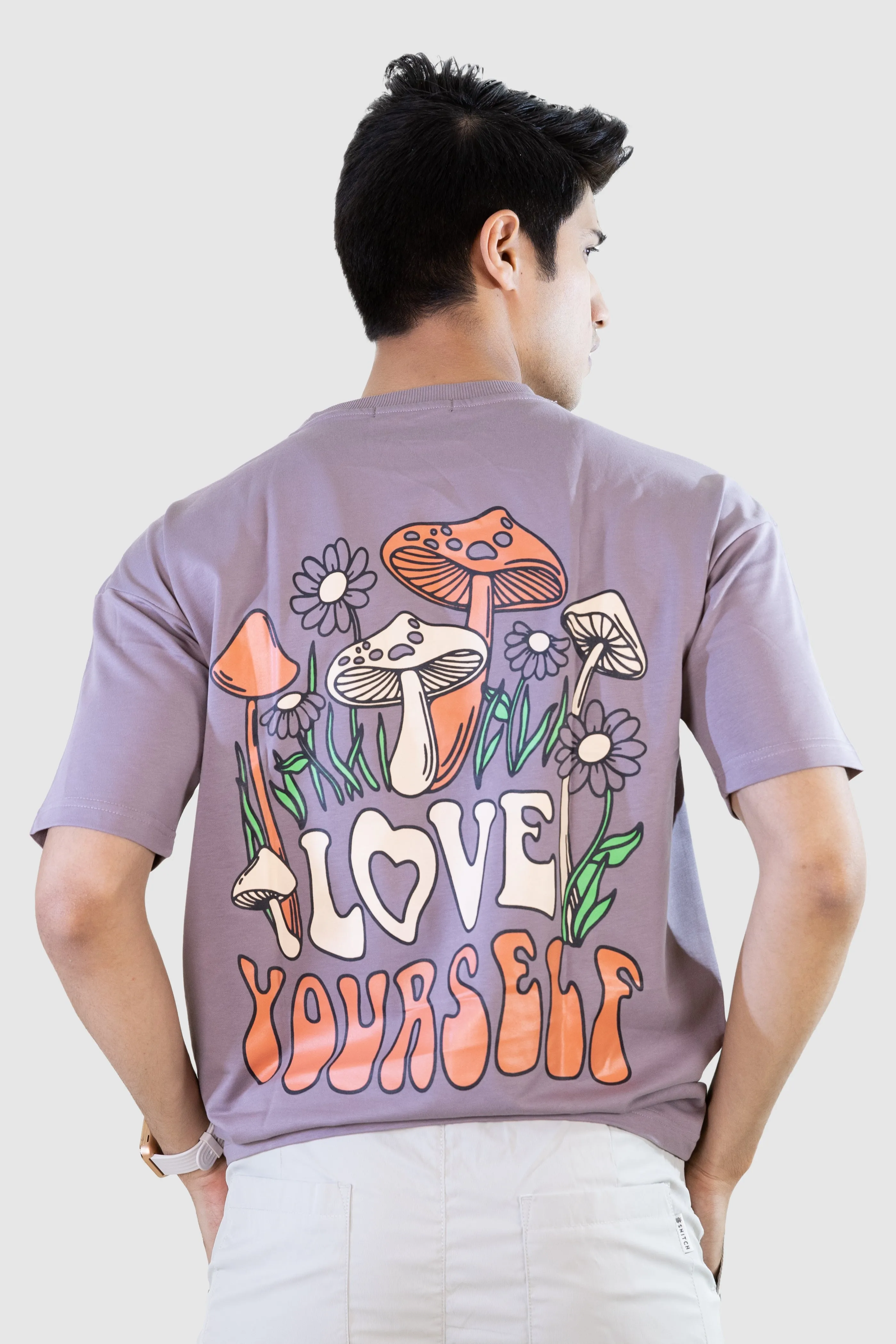 Love Yourself T-shirt: Lilac