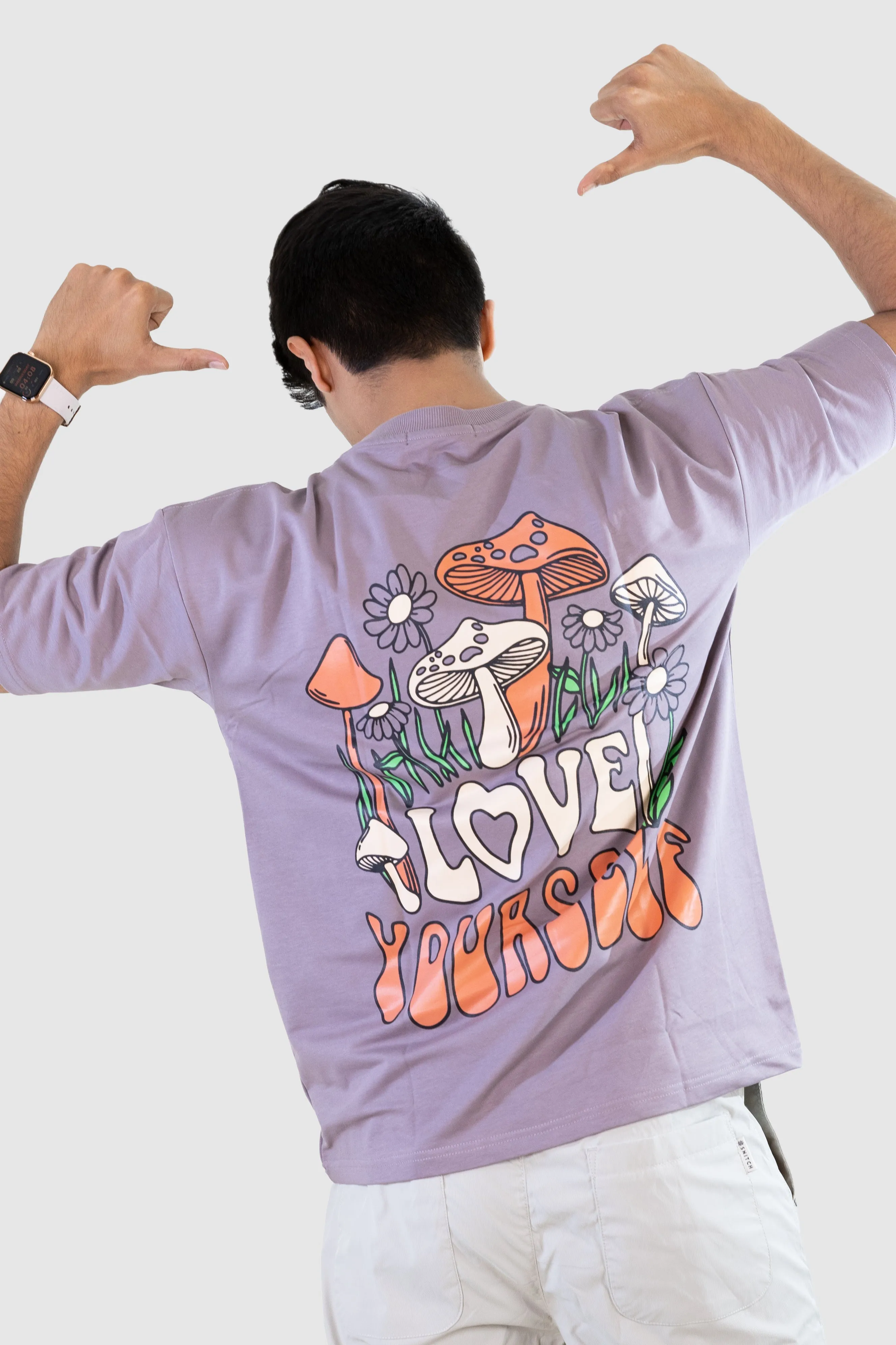 Love Yourself T-shirt: Lilac