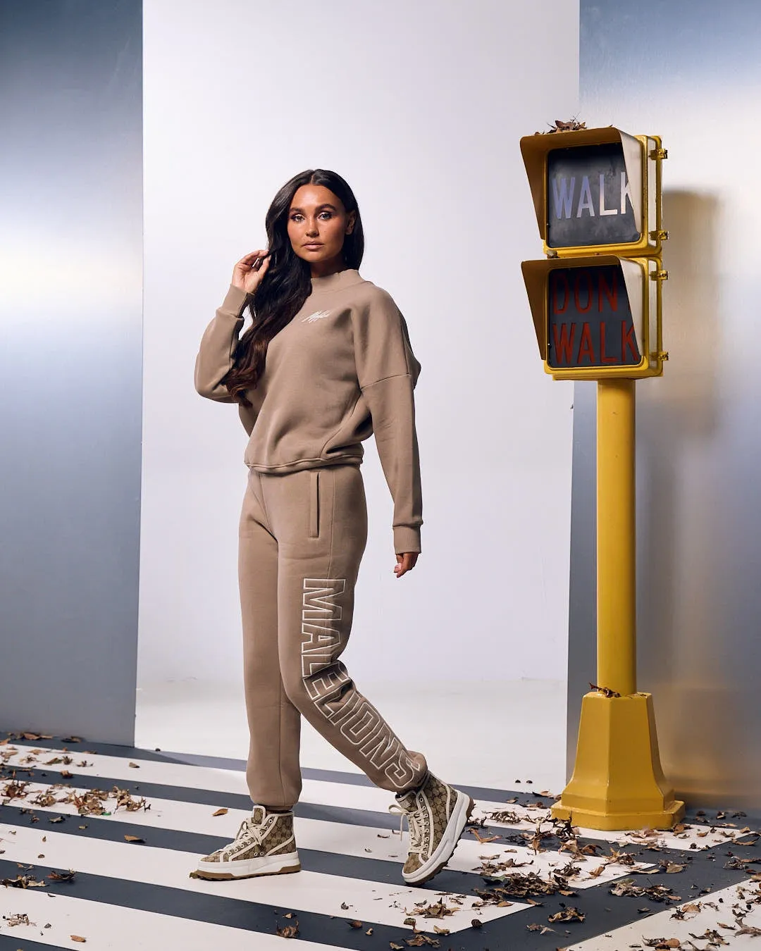 Malelions Women Kylie Sweatpants | Taupe