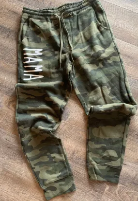 Mama camo camouflage joggers sweatpants unisex fit