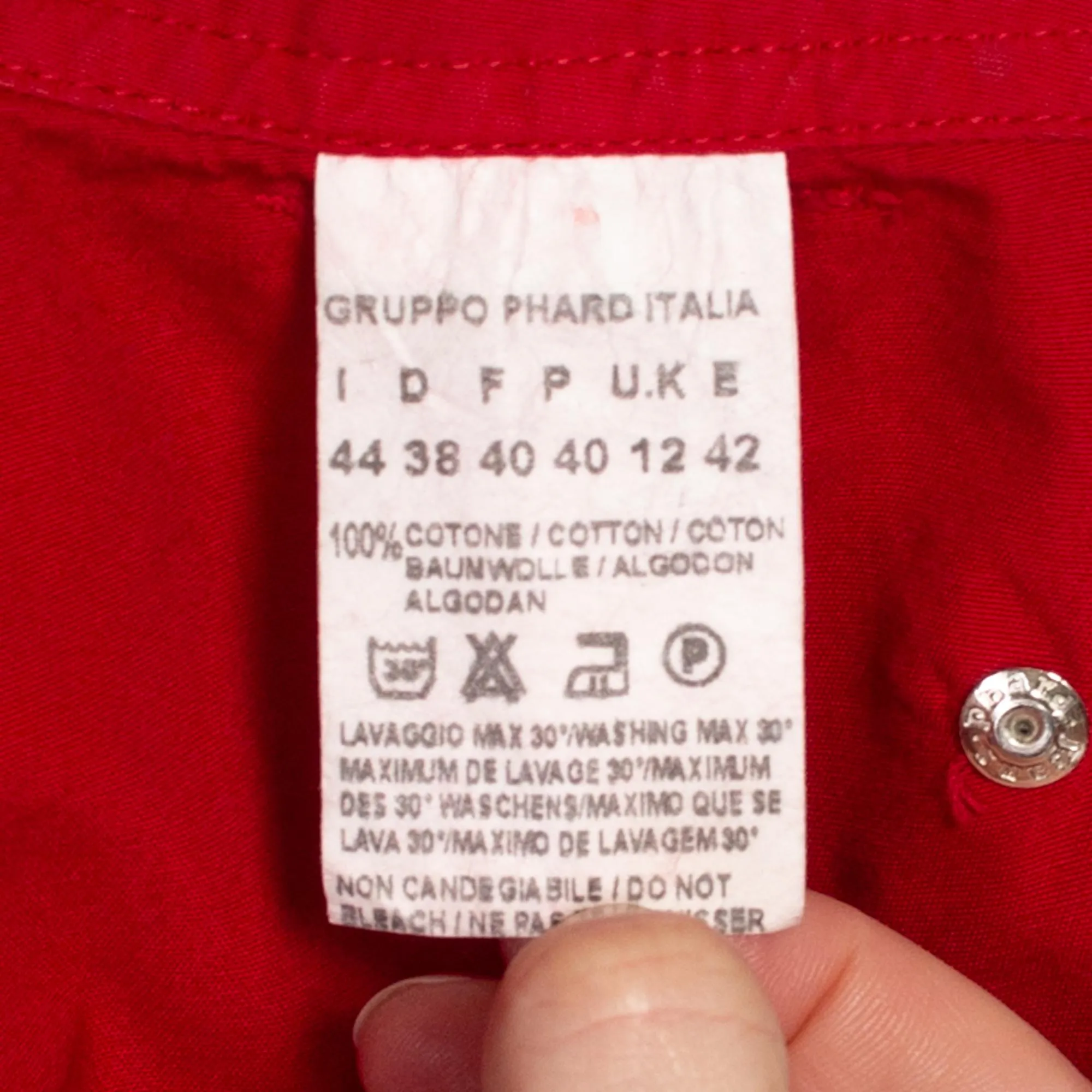 Medium Y2K Red Low Rise Wide Leg Flares