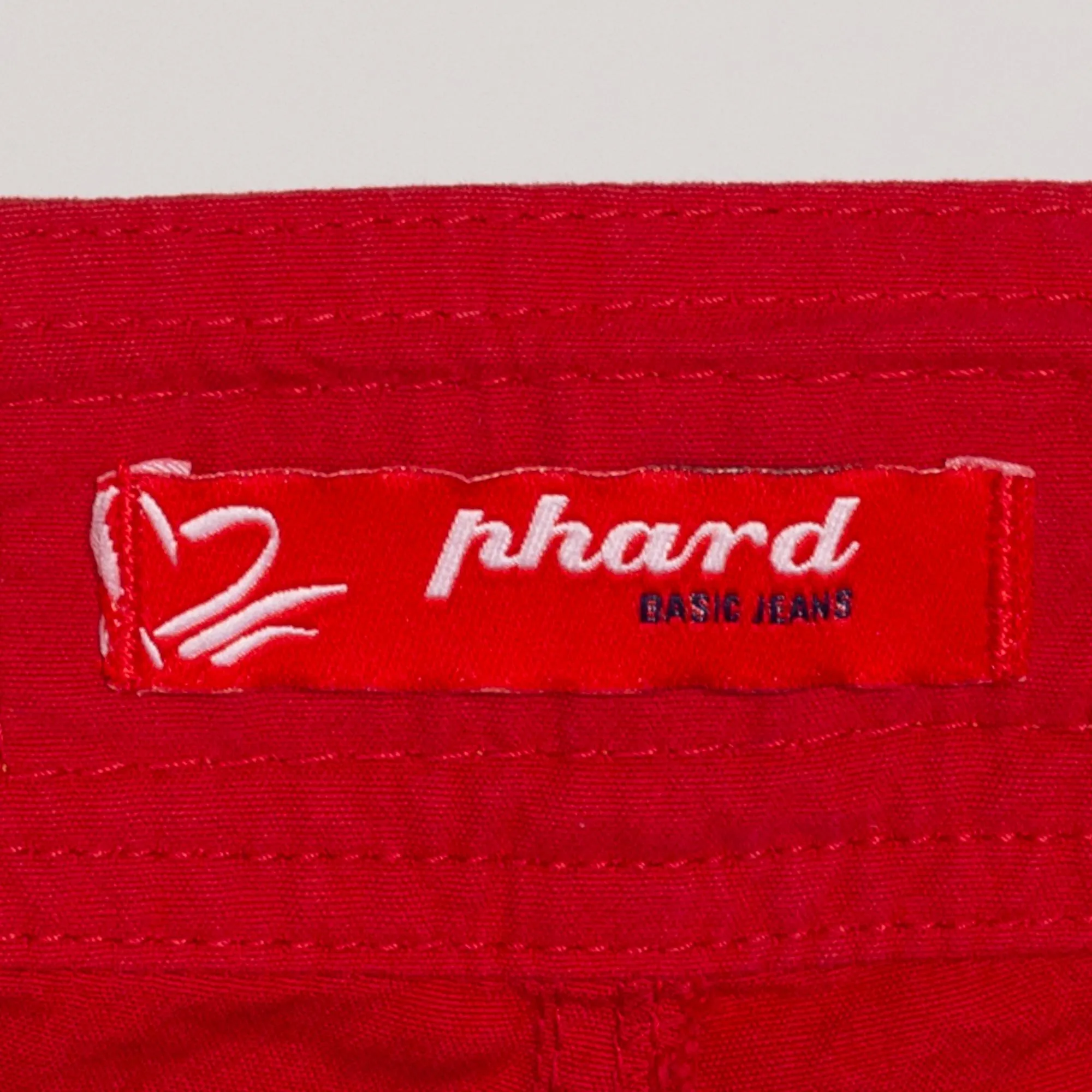 Medium Y2K Red Low Rise Wide Leg Flares