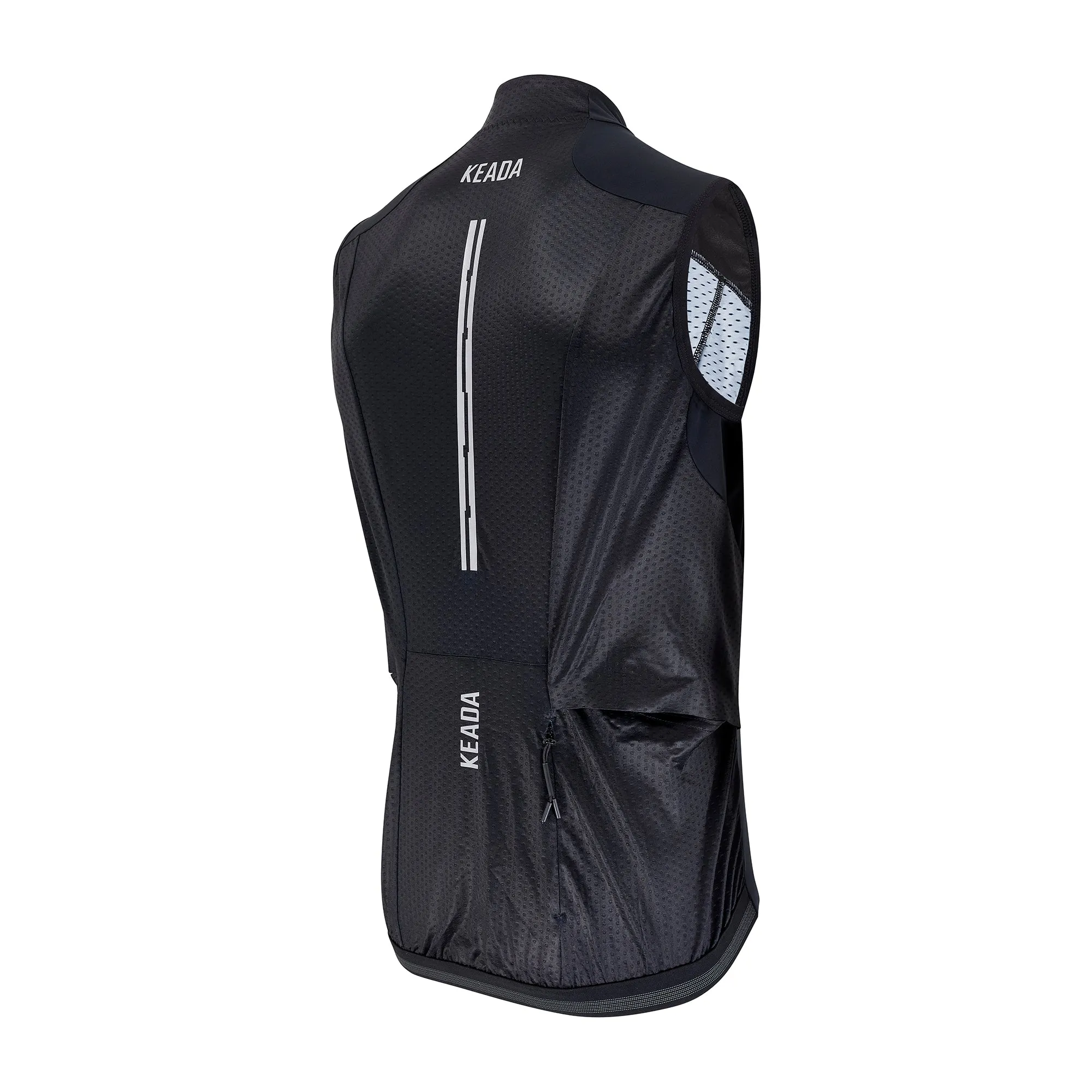 Men's Essential Cycling Gilet - Black