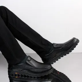 Men's Genuine Leather Loafers | Plus Size