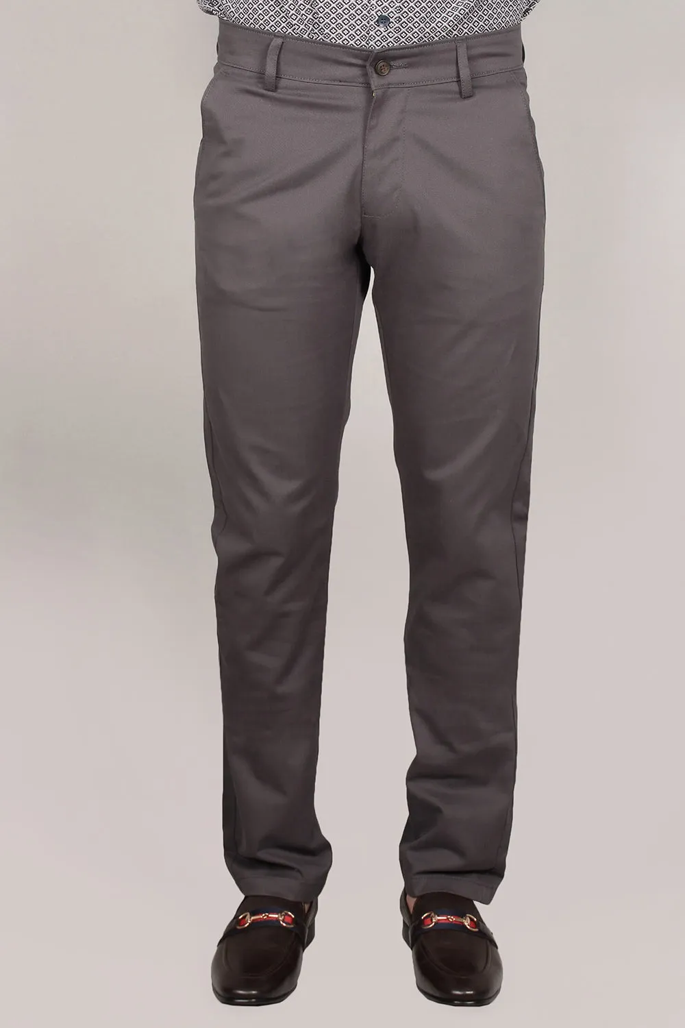 Men's "JASHUS" Plain Chino Casual Pant