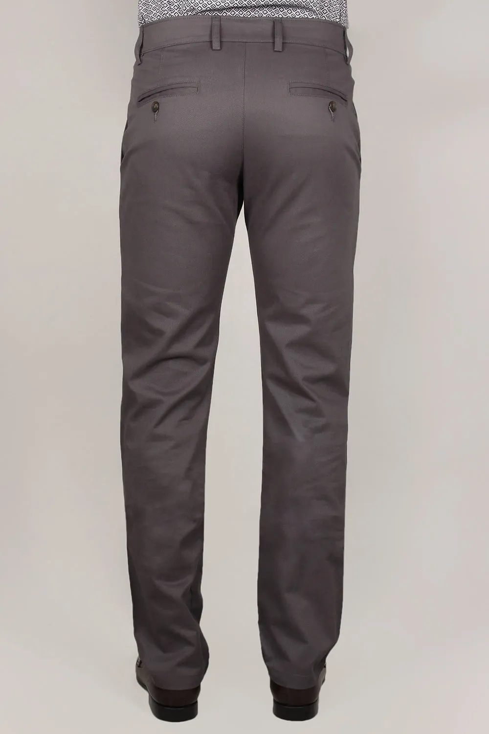 Men's "JASHUS" Plain Chino Casual Pant