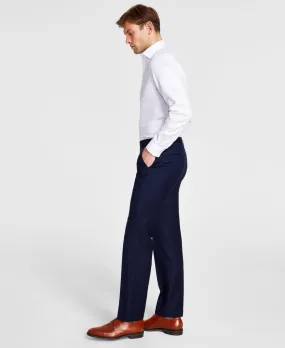 Michael Kors Mens Classic fit Dress Pants 38 / 32 Dark Navy Blue Solid