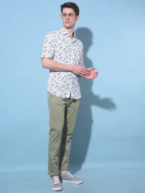 Olive Chinos Trousers