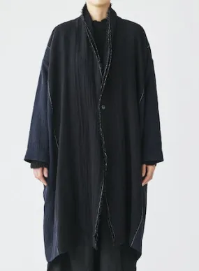 Pas de Calais Paneled Long Wool Coat