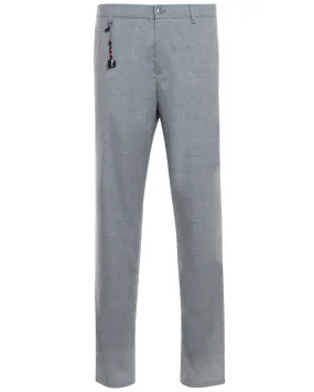 Pearl Grey Virgin Wool Dox Dress Trouser