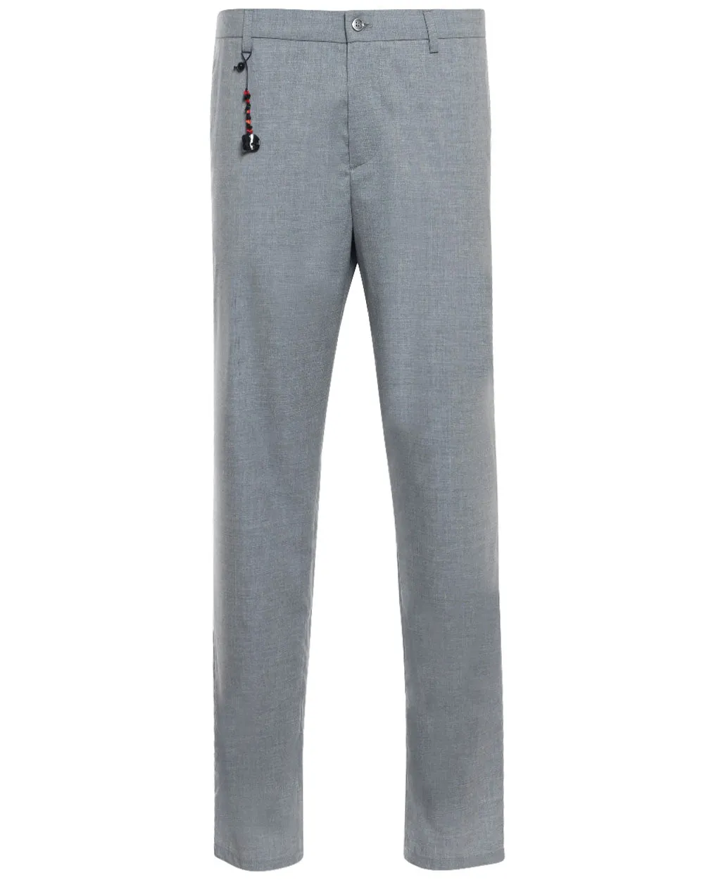 Pearl Grey Virgin Wool Dox Dress Trouser