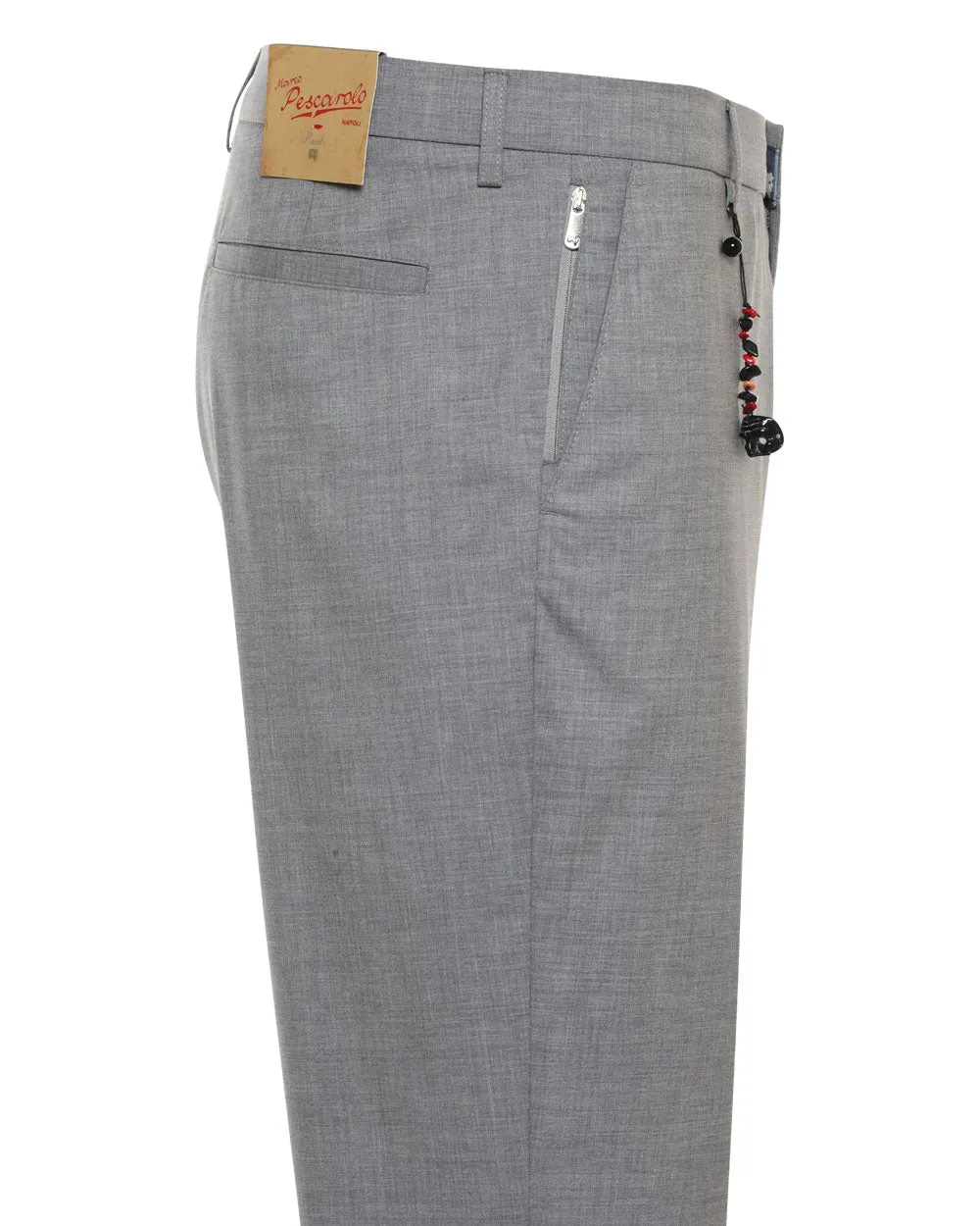 Pearl Grey Virgin Wool Dox Dress Trouser
