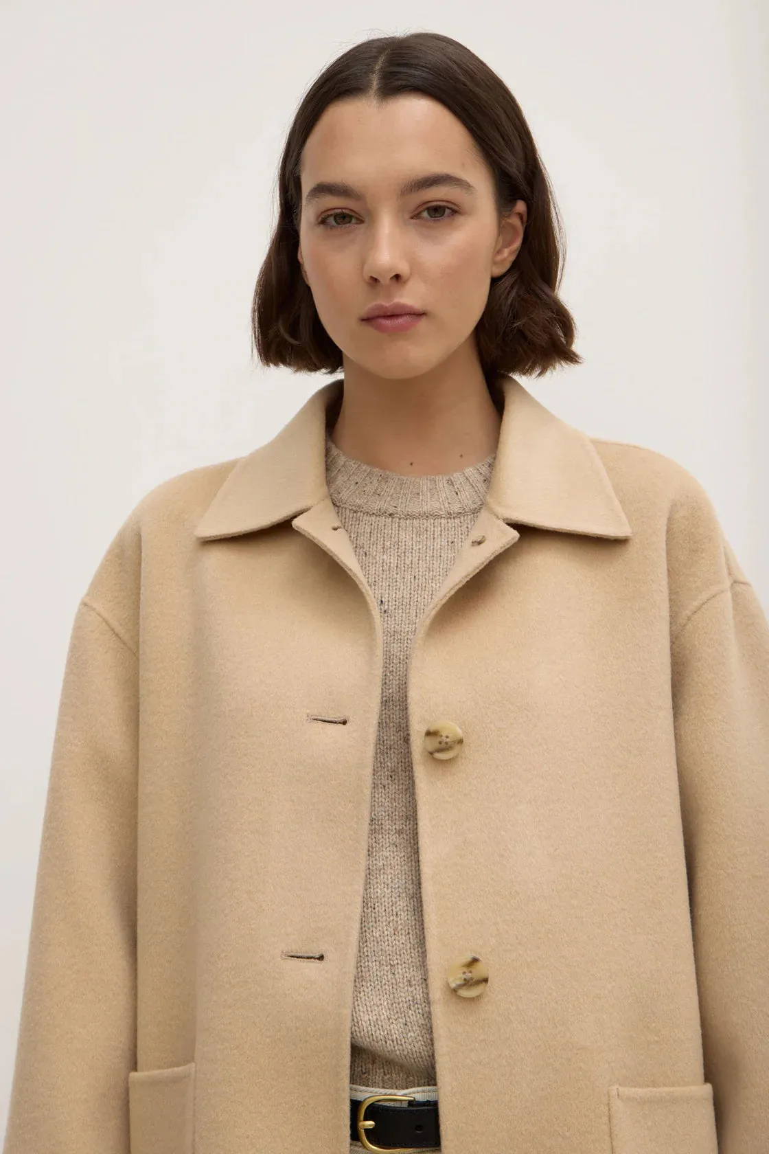 Pierra Wool Coat Fawn