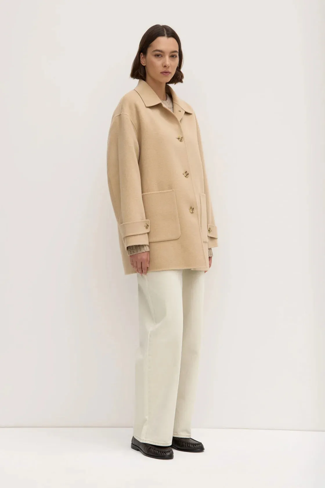 Pierra Wool Coat Fawn