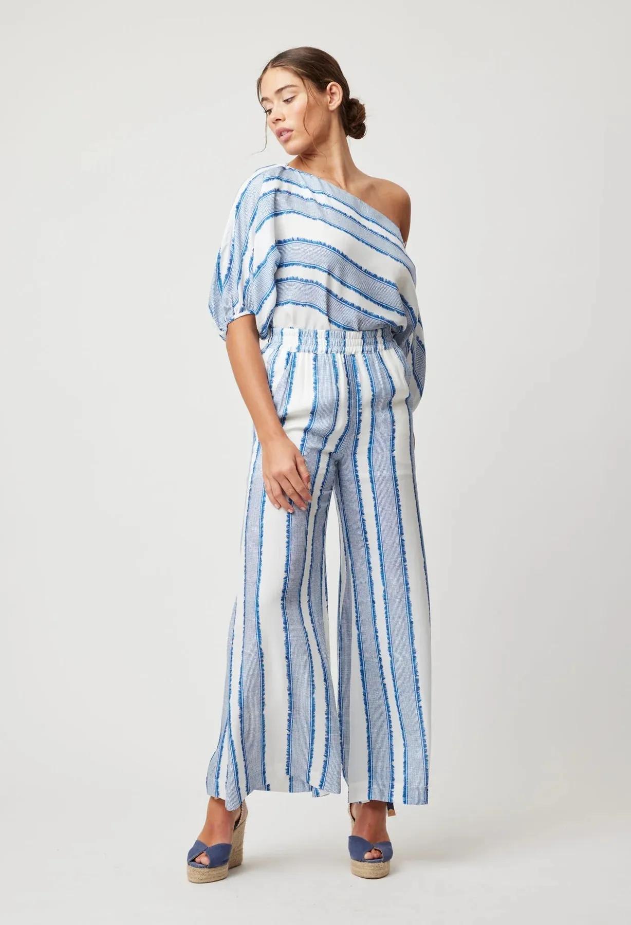 Positanto Viscose Pant │ Sorrento Stripe