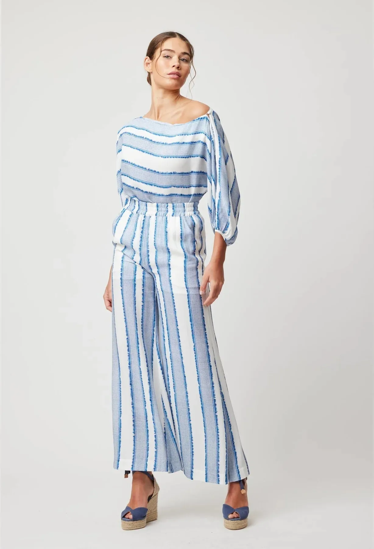 Positanto Viscose Pant │ Sorrento Stripe