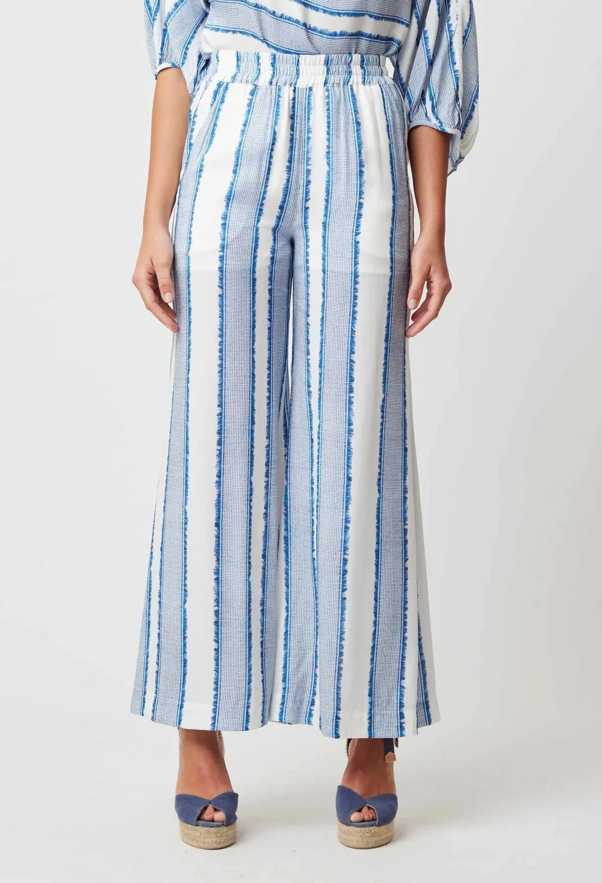 Positanto Viscose Pant │ Sorrento Stripe