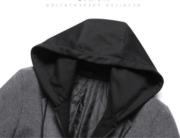 Removable Hooded Coat