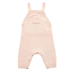 Ruffle Pocket Overall - Pink