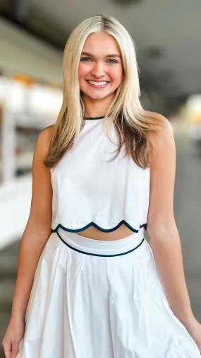 Scalloped Top