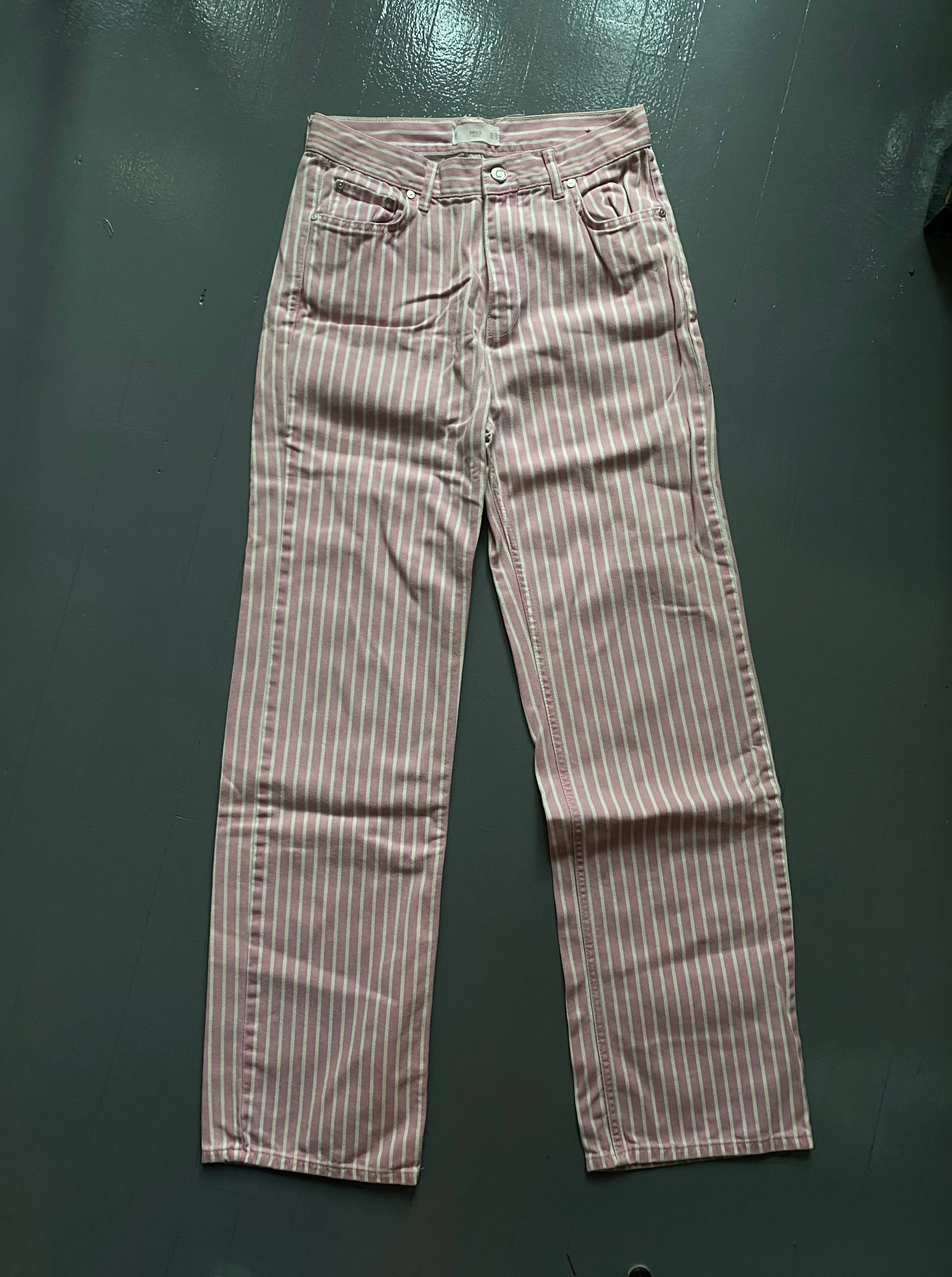 SC♡VS | RARE STRIPE DENIM PANTS