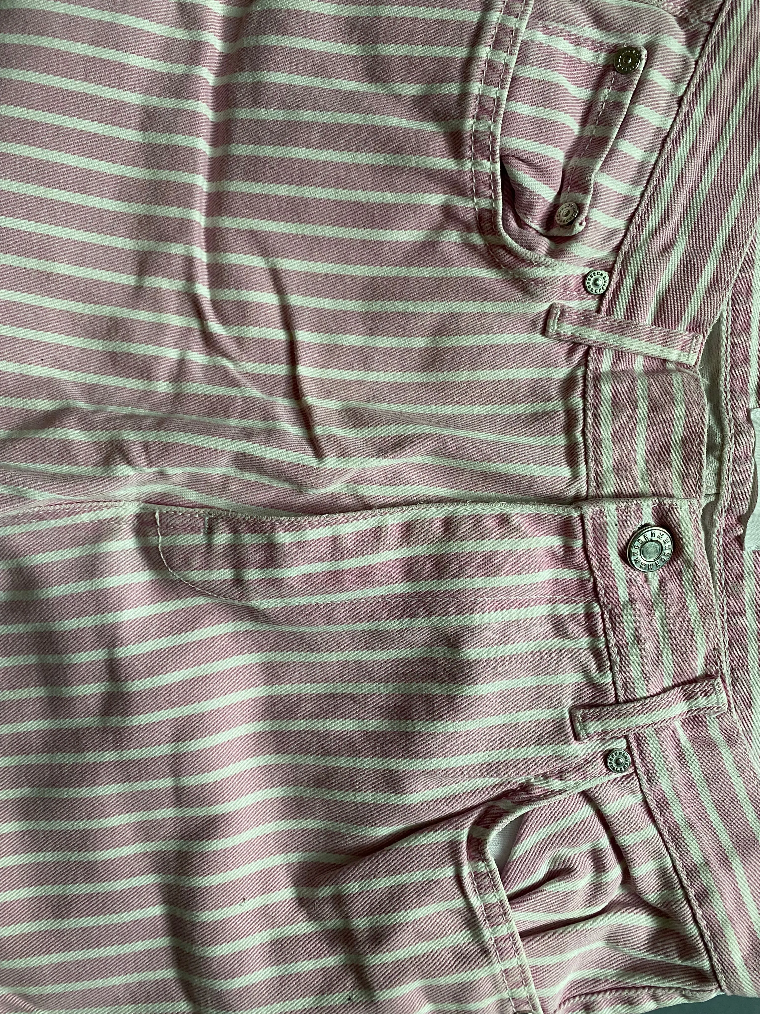 SC♡VS | RARE STRIPE DENIM PANTS