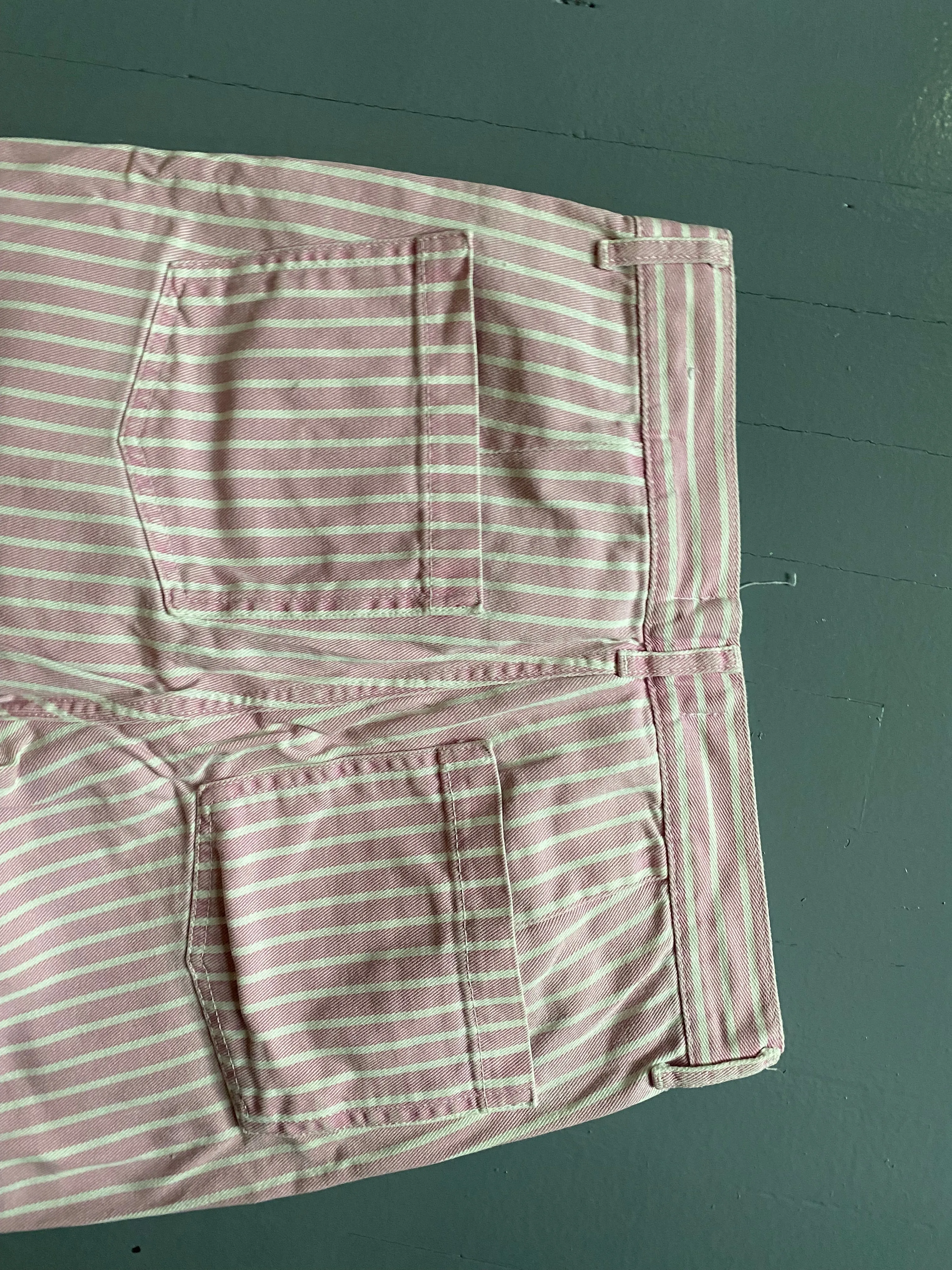 SC♡VS | RARE STRIPE DENIM PANTS