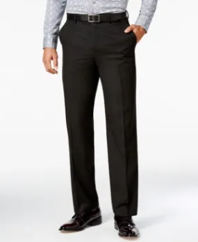Sean John Mens Classic fit Dress Pants 40 / 34 Black Solid