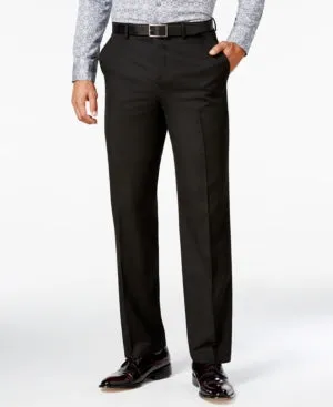 Sean John Mens Classic fit Dress Pants 40 / 34 Black Solid