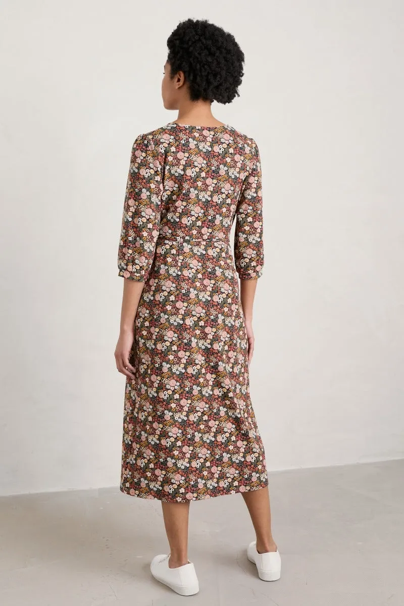 Seasalt Cornwall Sowena Dress - Companion Border Terracotta