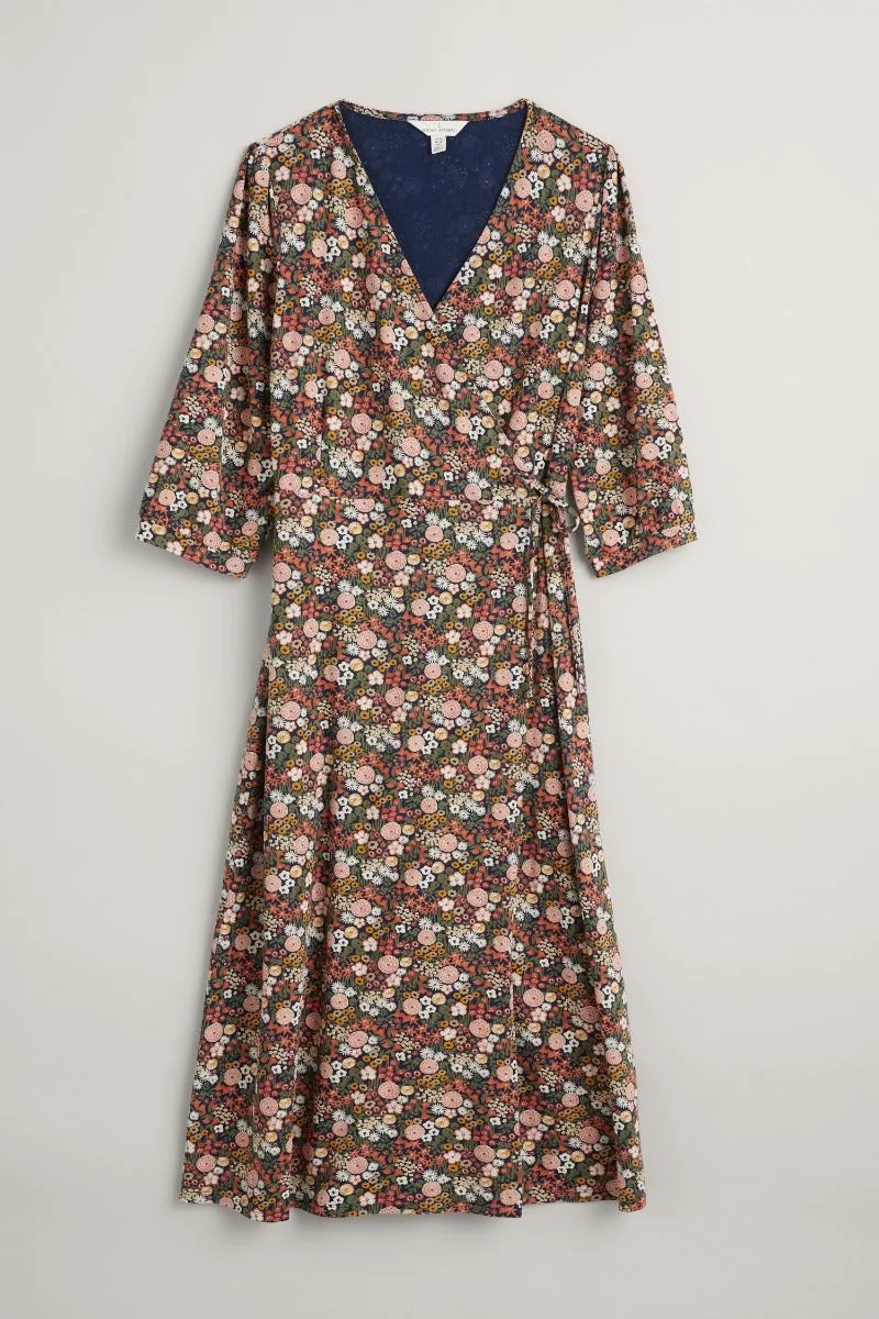 Seasalt Cornwall Sowena Dress - Companion Border Terracotta