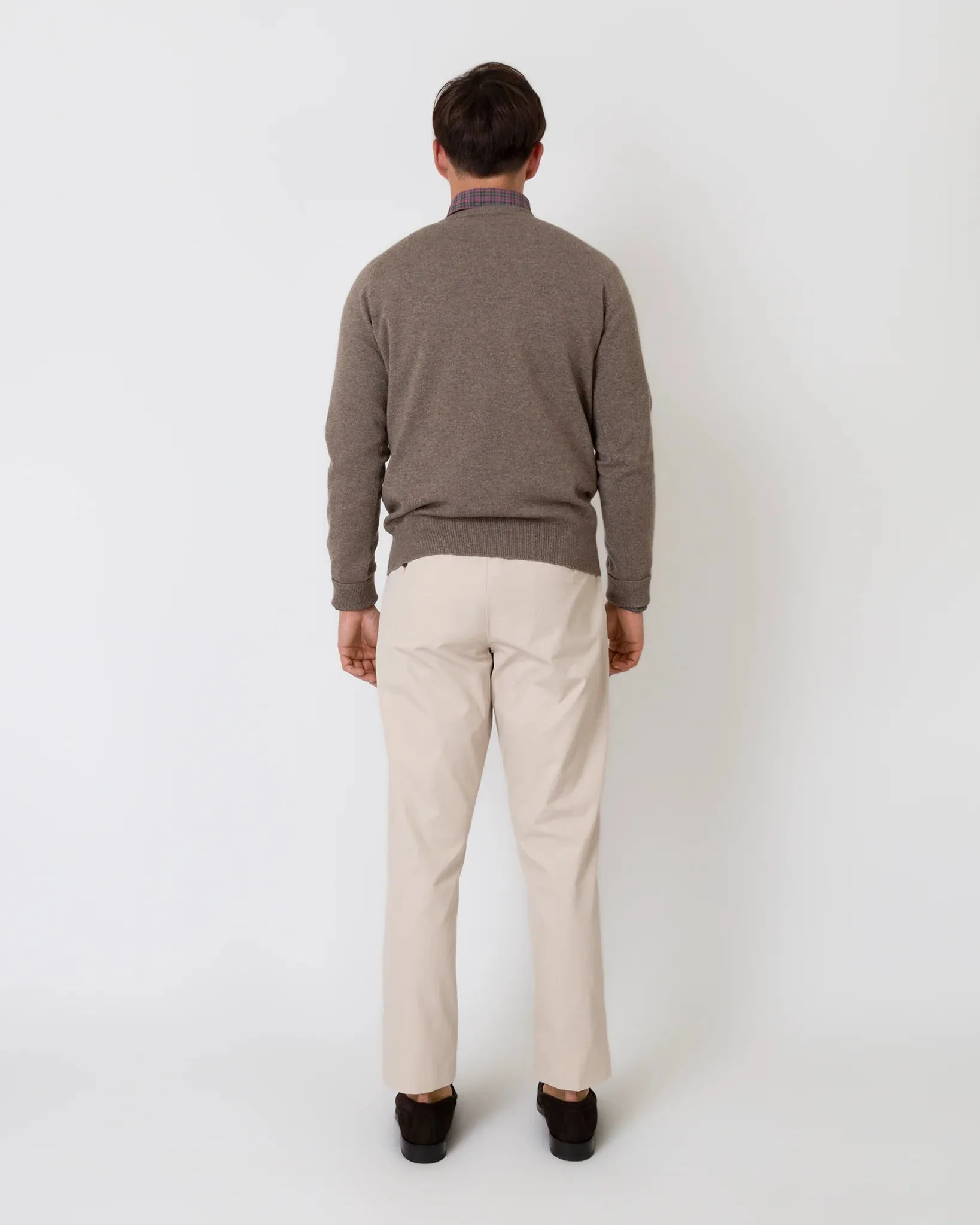 Sid Mashburn - Garment-Dyed Sport Trouser - Stone Lightweight Twill