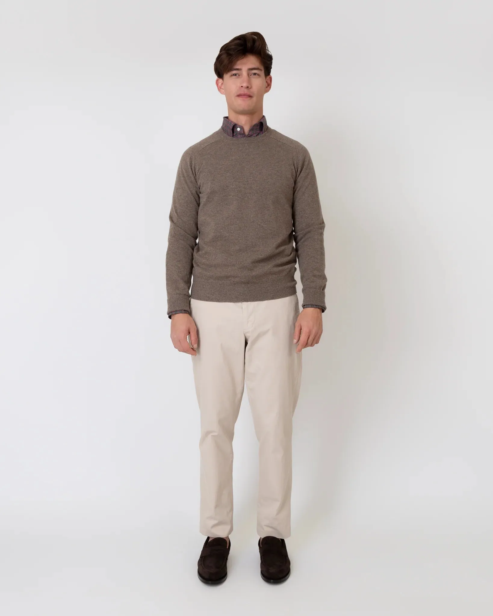 Sid Mashburn - Garment-Dyed Sport Trouser - Stone Lightweight Twill