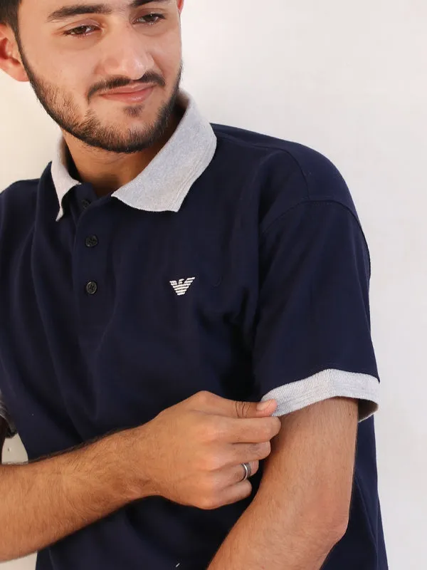 SN Men's Polo T-Shirt Navy Blue