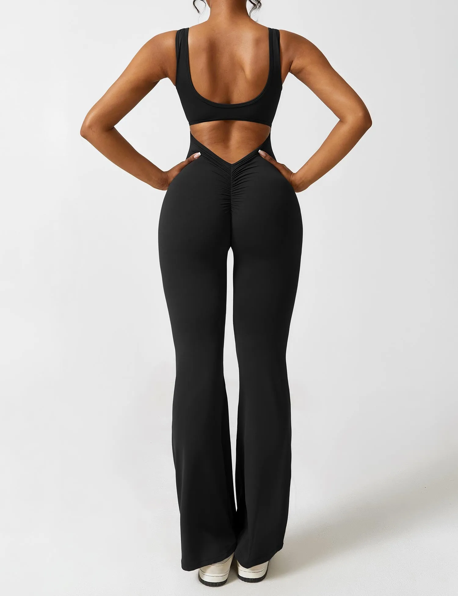 Sofia – Mühelos Eleganter Flare Jumpsuit