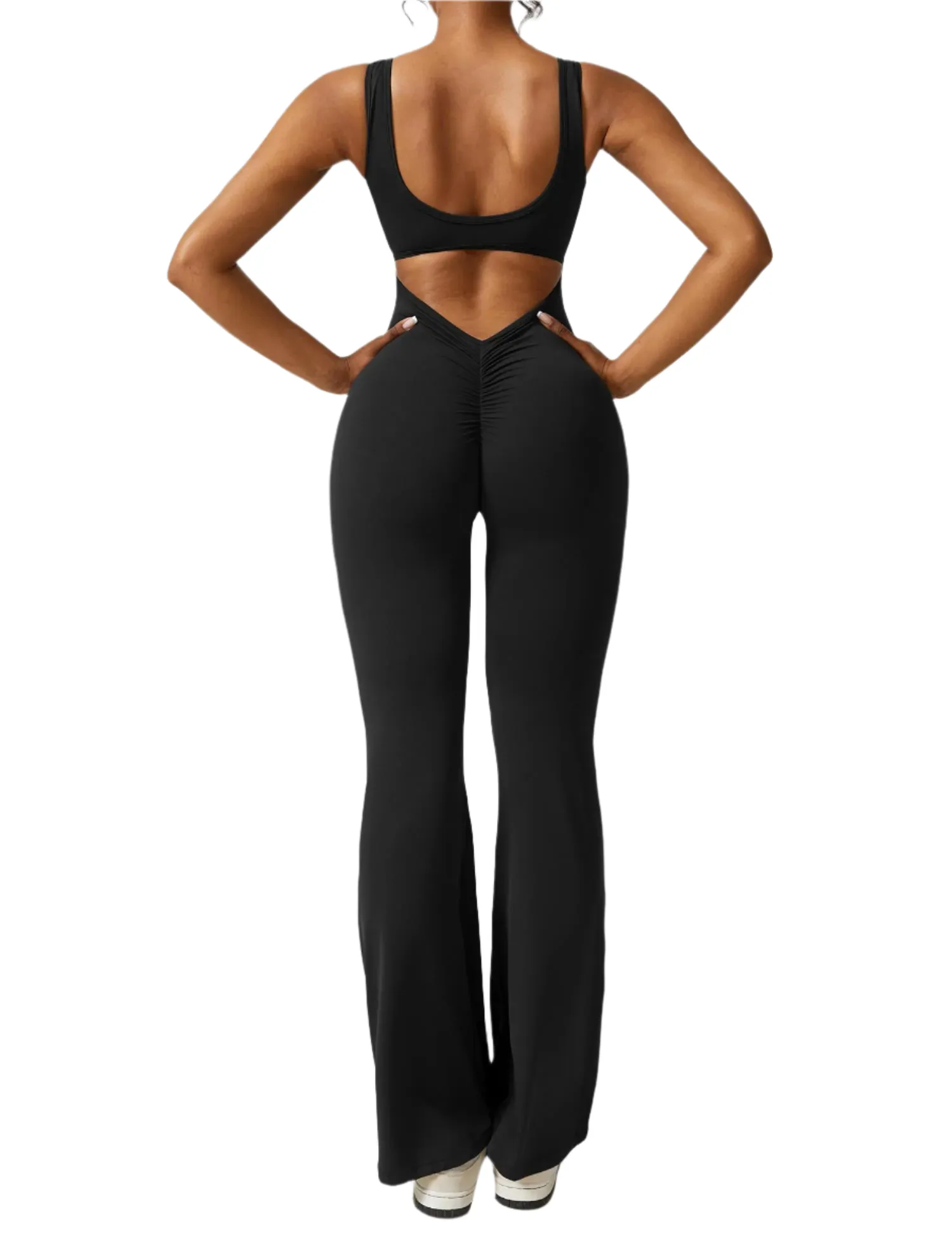 Sofia – Mühelos Eleganter Flare Jumpsuit